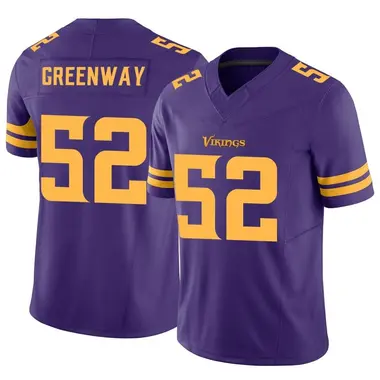 Reebok NFL Equipment Minnesota Vikings #52 Chad Greenway Purple Replica  Football Jersey