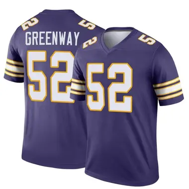 Nike Chad Greenway Minnesota Vikings Elite Purple Team Color Vapor