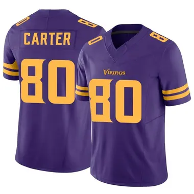 Men's Nike Cris Carter Purple Minnesota Vikings Game Retired Player Jersey