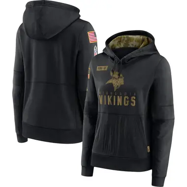 Minnesota Vikings 2022 Salute To Service Nike Olive Green Therma  Performance Pullover Hoodie