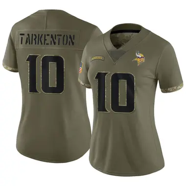 Fran Tarkenton Minnesota Vikings 2022 Salute To Service Retired Limited  Olive Football Jersey • Kybershop