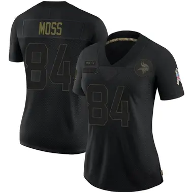 Youth New England Patriots #81 Randy Moss 2018 Salute To Service Game Jersey  - Camo